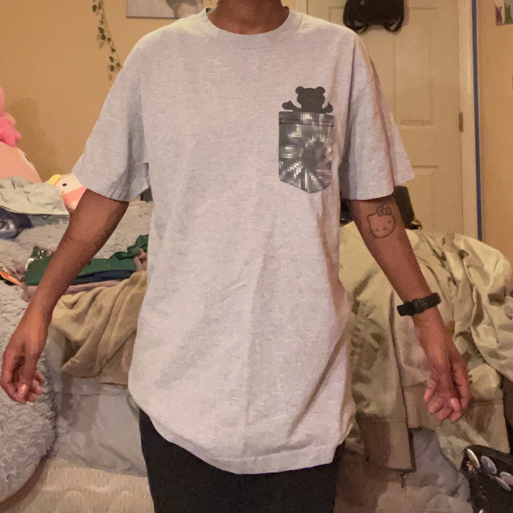 grizzly bear gray t-shirt